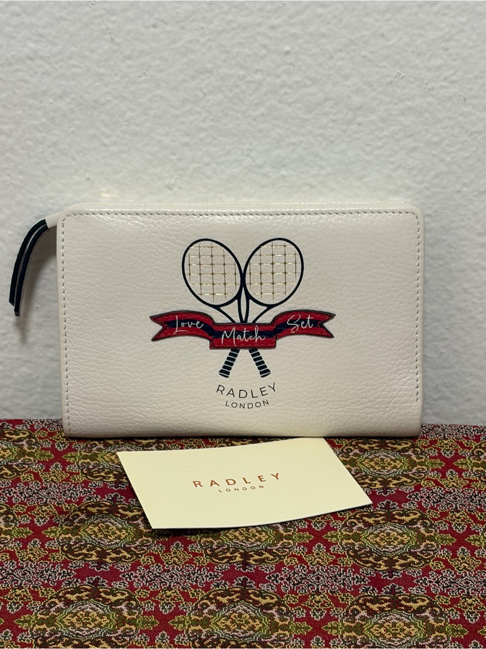 Radley London “Love Set Match” Tennis Collection Limited Edition Wallet - NWT